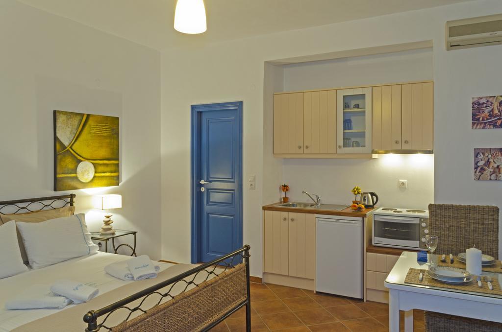 Апартаменти Aspro Mple Astypalaia Екстер'єр фото